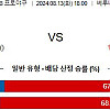 8월13일 NPB 분석 세이부 : 소프트뱅크